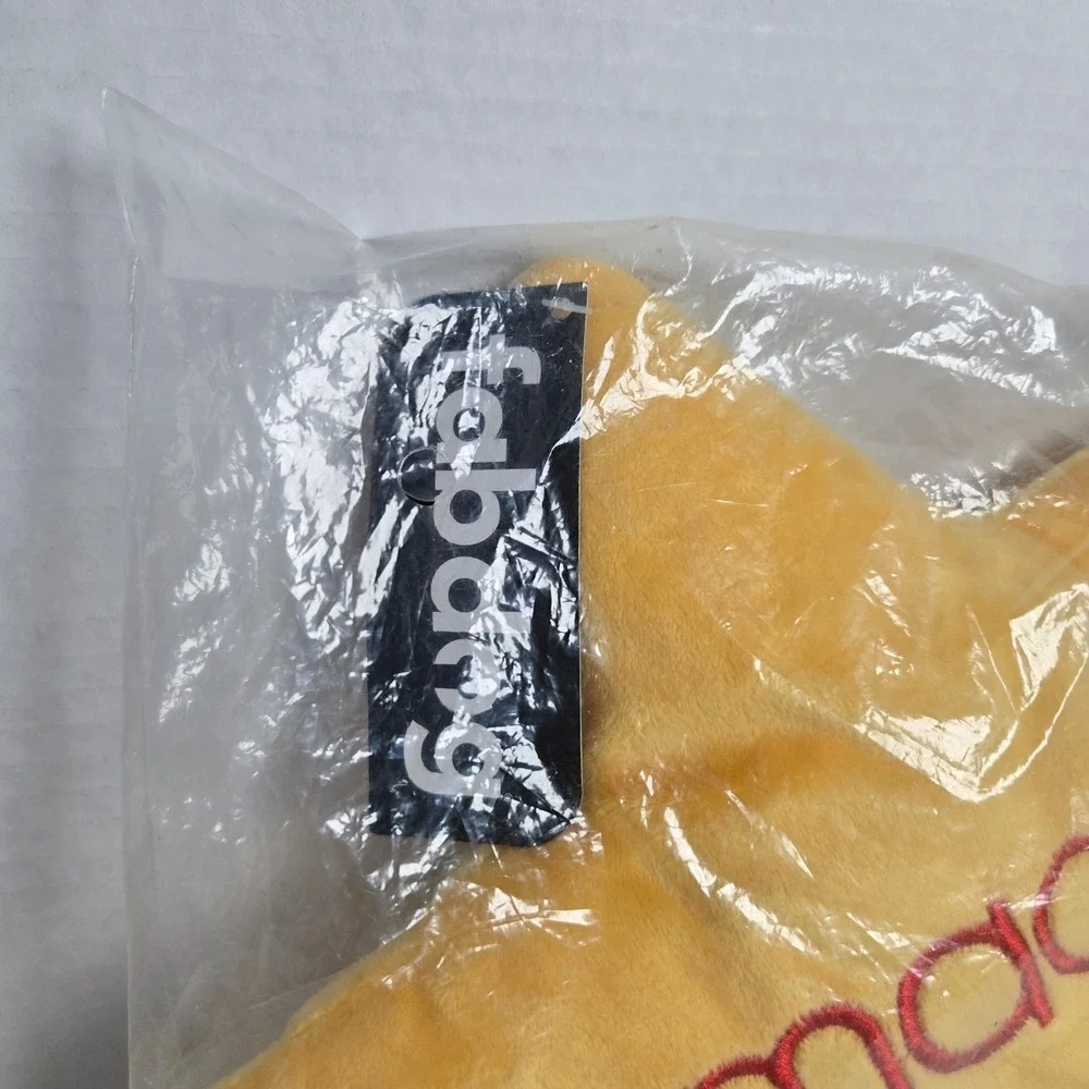 Vintage Fab Dog Macy's Yellow Star Dog Toy Plush Squeaky Toy New In Package